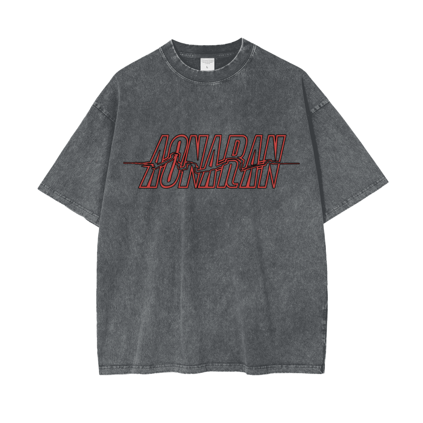 Aonaran Graphic Acid Wash Oversize T-Shirt