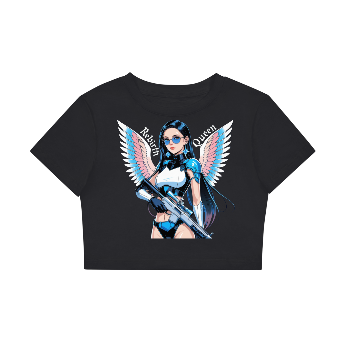 Livy J Women's Fitted Crop Tee