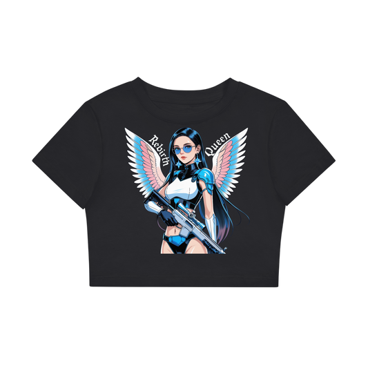 Livy J Women's Fitted Crop Tee