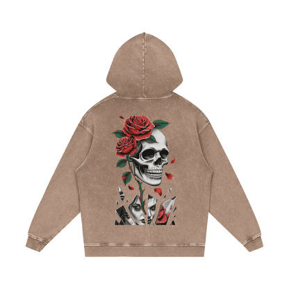 GhostGirlXoxx Acid Wash Oversize Hoodie