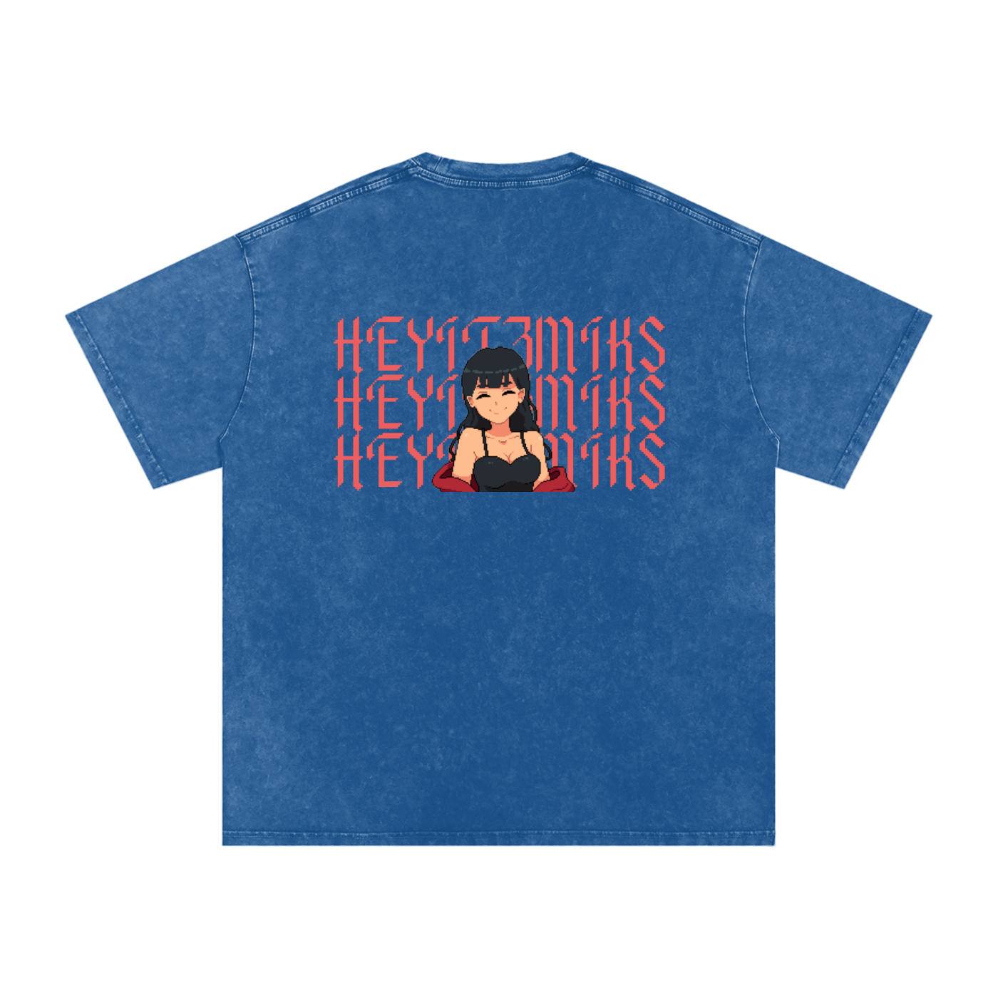 HeyItzMiks Acid Wash Oversize T-Shirt