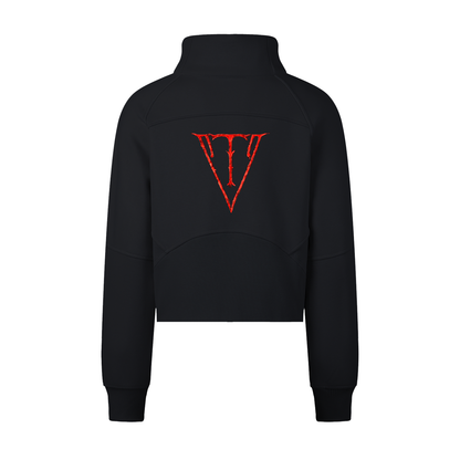 Aonaran NevaeH Cropped Half-Zip Sweatshirt