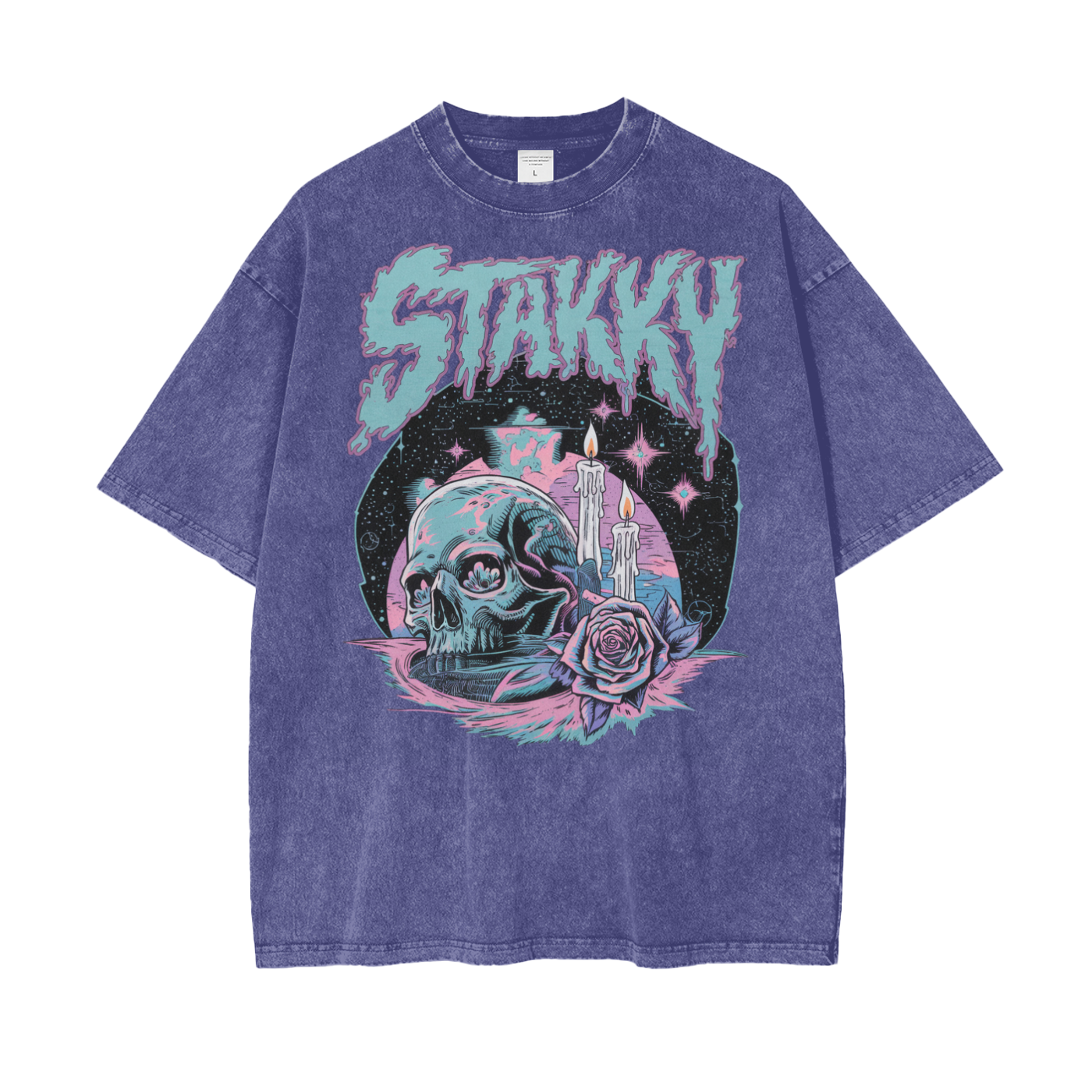 Stakky Oversize Snow Washed T-Shirt