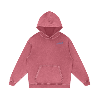 BaddieBreezy Acid Wash Oversize Hoodie