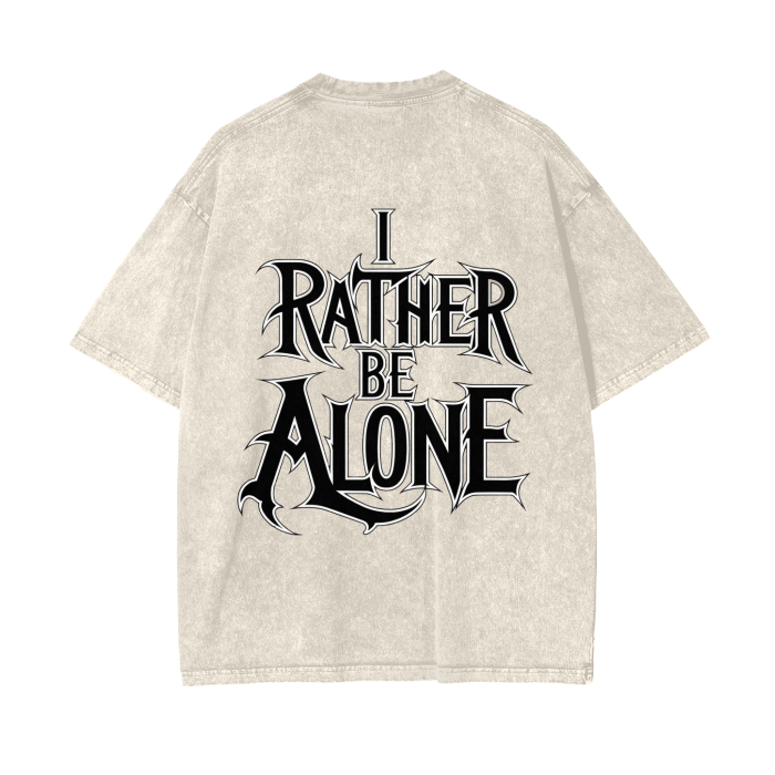 Aonaran Graphic Acid Wash Oversize T-Shirt