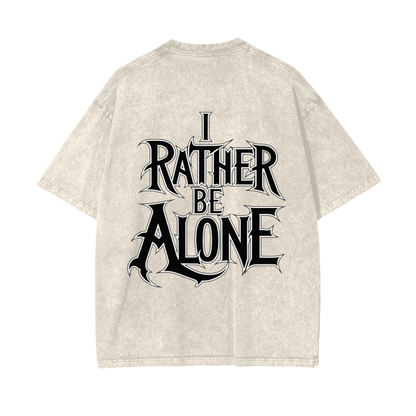 Aonaran Graphic Acid Wash Oversize T-Shirt