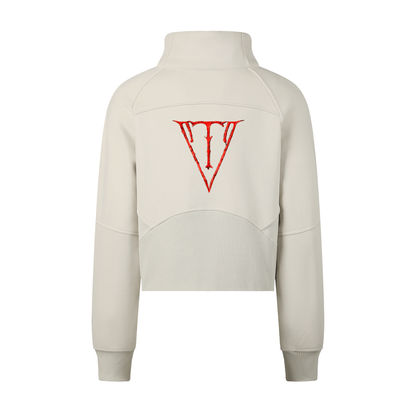 Aonaran NevaeH Cropped Half-Zip Sweatshirt