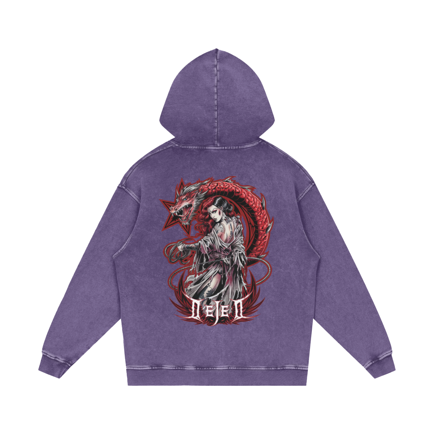 Dejen Season 2 Acid Wash Oversize Hoodie