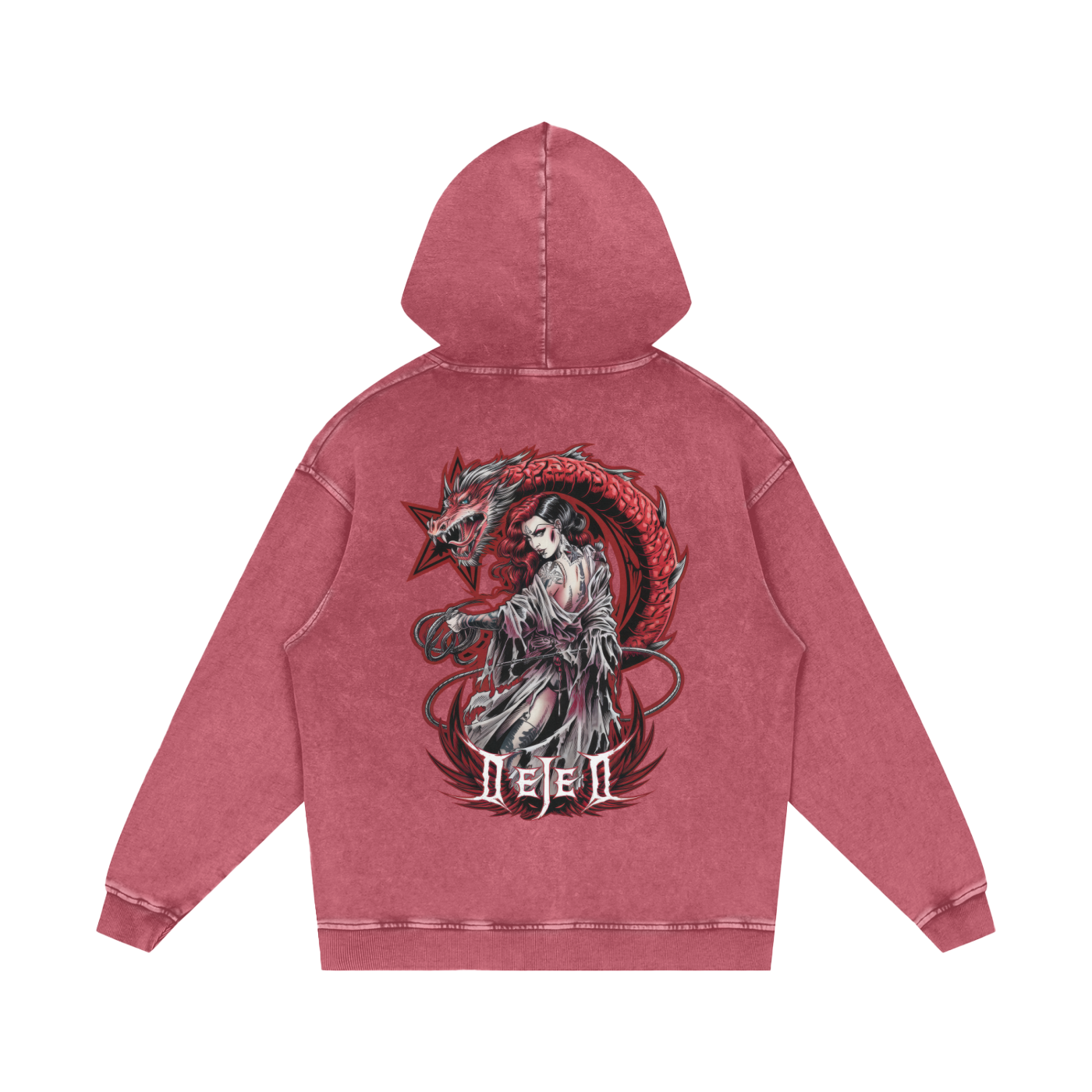 Dejen Season 2 Acid Wash Oversize Hoodie
