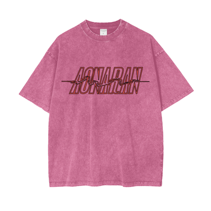 Aonaran Graphic Acid Wash Oversize T-Shirt