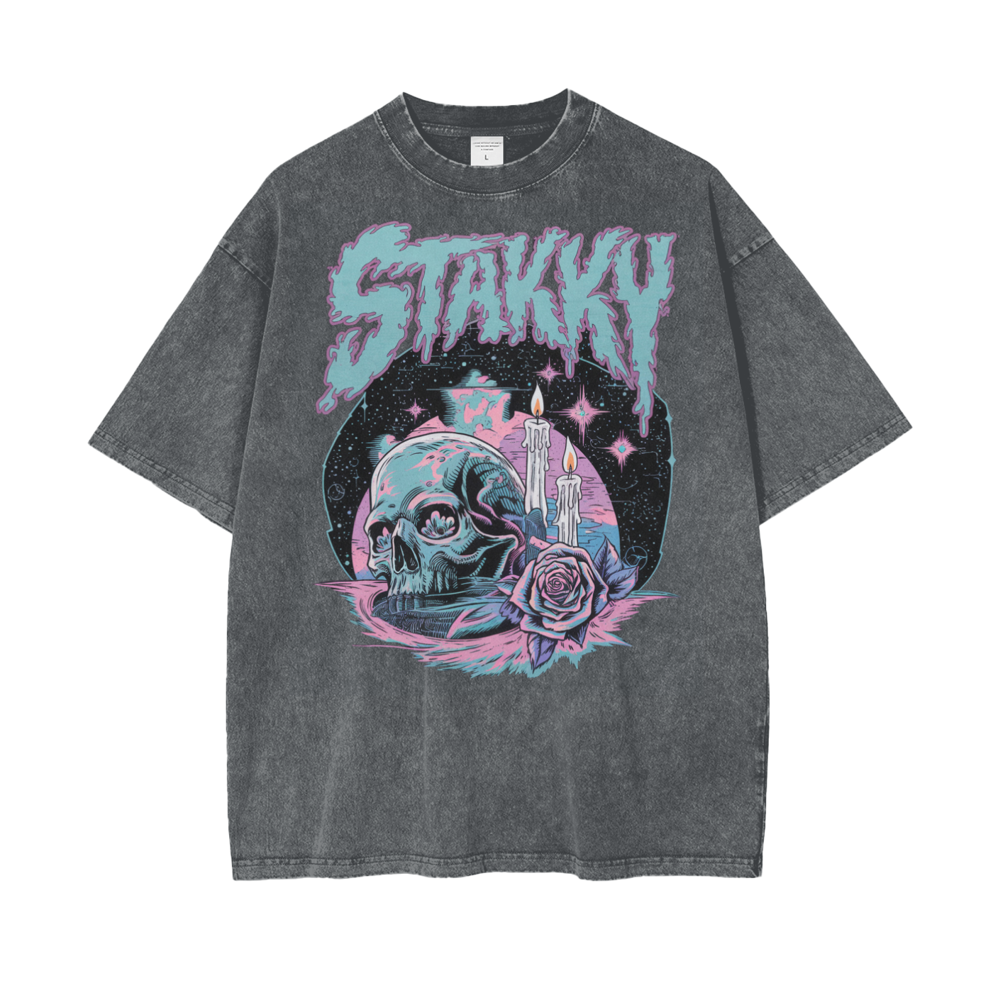 Stakky Oversize Snow Washed T-Shirt