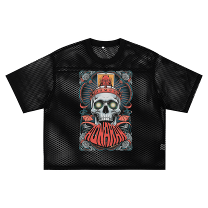 Aonaran 1 OFF See-through Boxy Net T-shirt