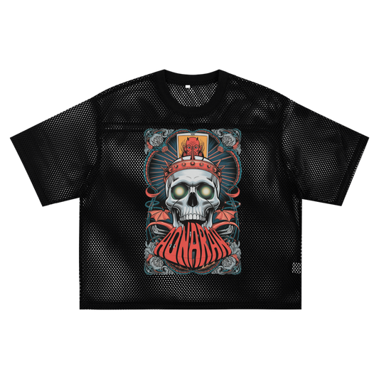 Aonaran 1 OFF See-through Boxy Net T-shirt