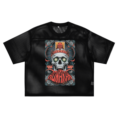 Aonaran 1 OFF See-through Boxy Net T-shirt