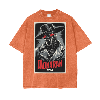 Aonaran Graphic Acid Wash Oversize T-Shirt