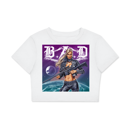 B.A.D. Women's Fitted Crop Tee