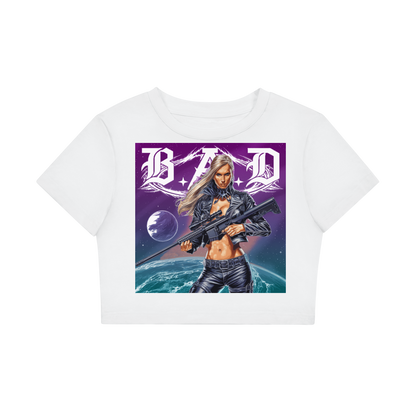 B.A.D. Women's Fitted Crop Tee