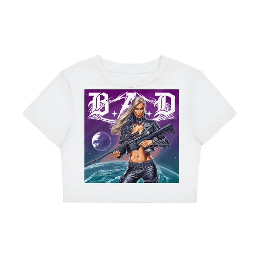 B.A.D. Women's Fitted Crop Tee