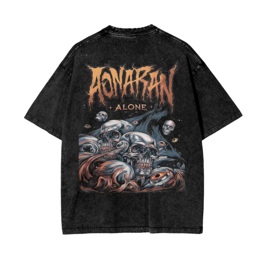 Aonaran Reversed Oversize Snow Washed T-Shirt