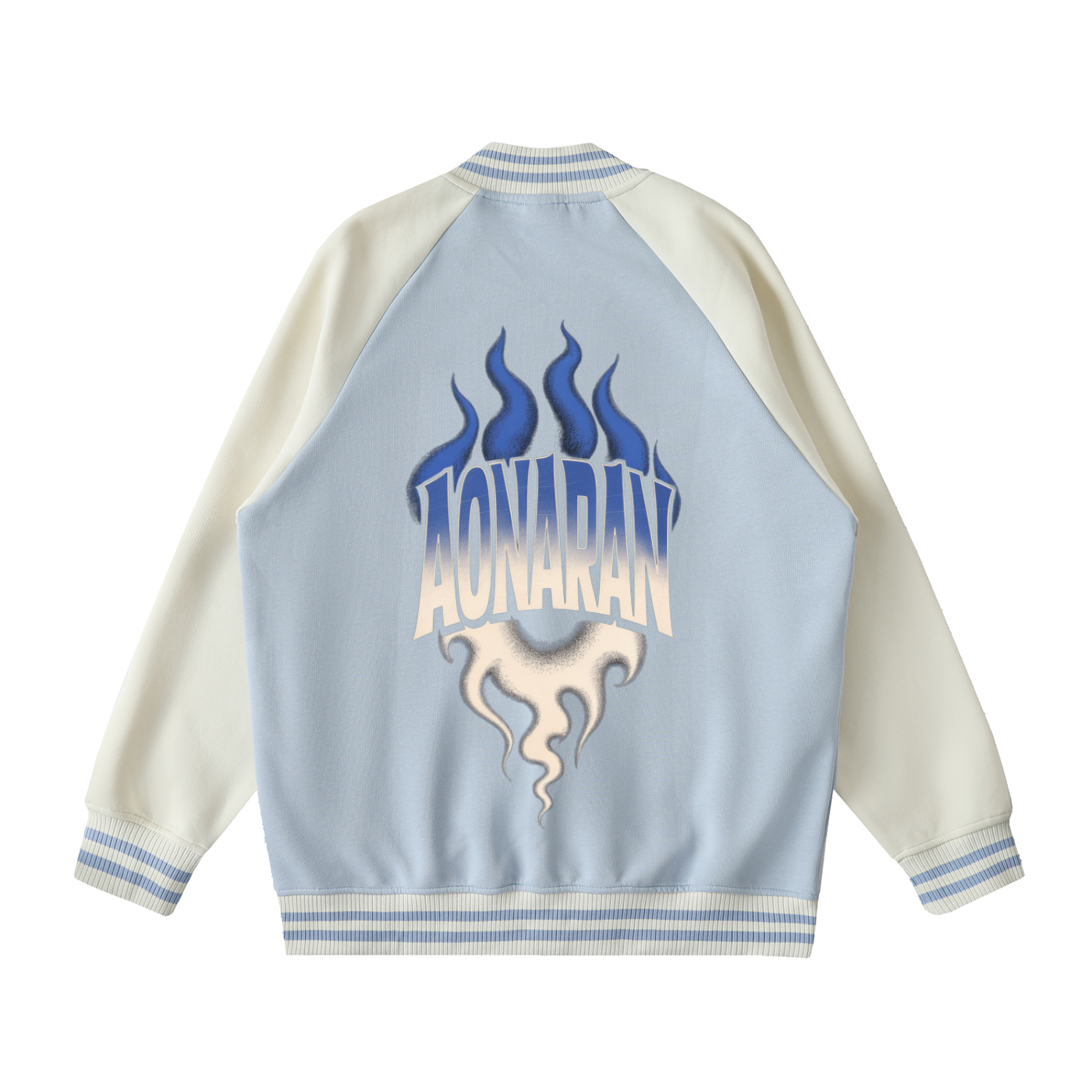 Aonaran Varsity Two Tone Raglan Sleeve Varsity Jacket