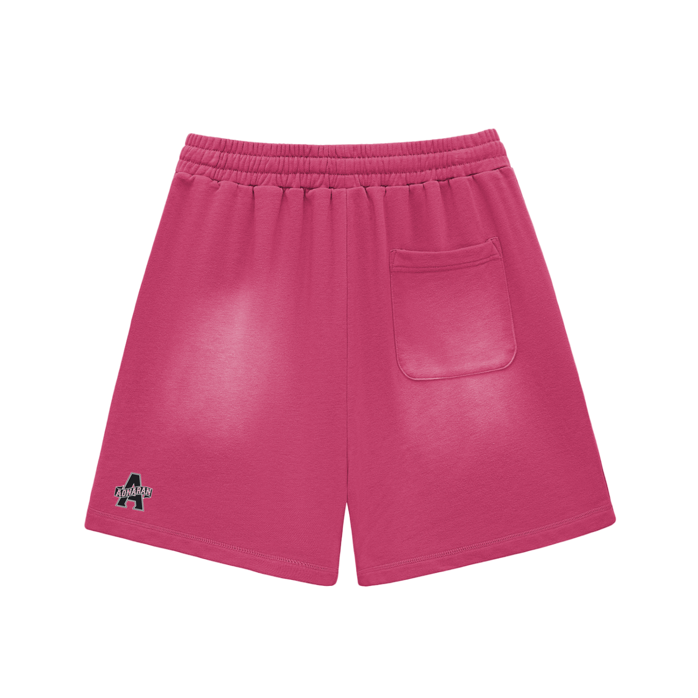Aonaran 1 OFF Sun Fade Raw Edge Cotton Shorts
