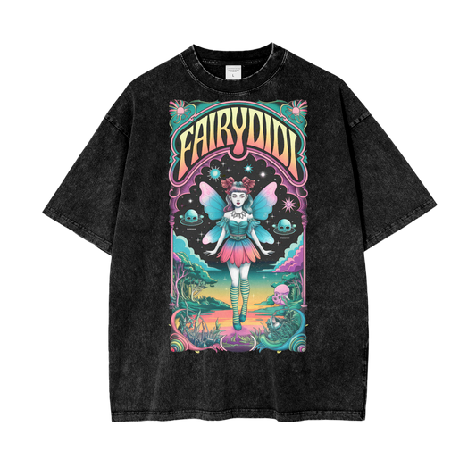 FairyDIDI Oversize Snow Washed T-Shirt