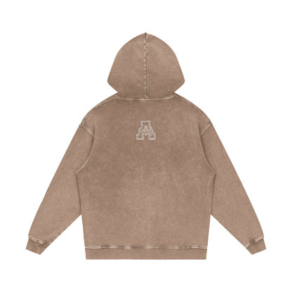 Cold World Acid Wash Oversize Hoodie