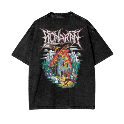 Aonaran Reversed Oversize Snow Washed T-Shirt