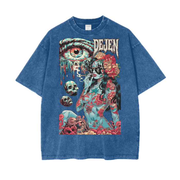 DeJen by DeJenQueen Oversize Snow Washed T-Shirt