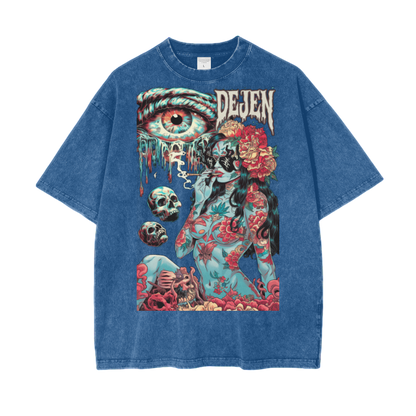 DeJen by DeJenQueen Oversize Snow Washed T-Shirt