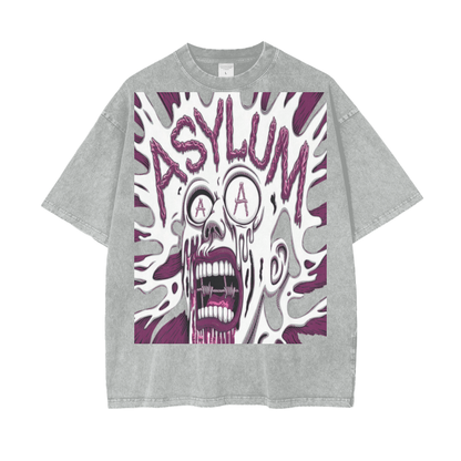 Aonaran Asylum Oversize Snow Washed T-Shirt