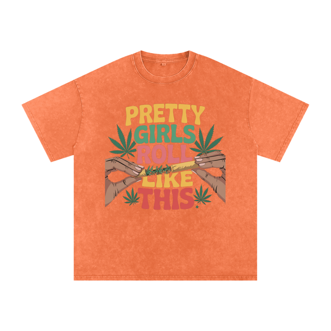 Aonaran 420 Acid Wash Oversize T-Shirt