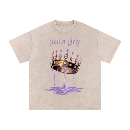 Khaleesi Acid Wash Oversize T-Shirt