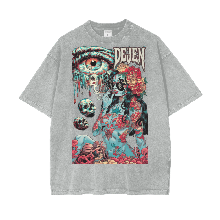 DeJen by DeJenQueen Oversize Snow Washed T-Shirt