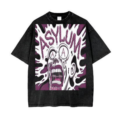 Aonaran Asylum Oversize Snow Washed T-Shirt