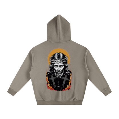 Jesus is King Oversize Fleeced Hoodie