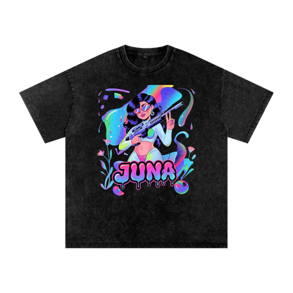 Juna Acid Wash Oversize T-Shirt