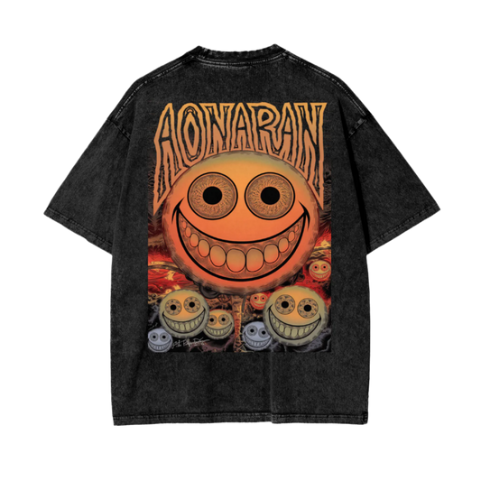 Aonaran Reversed Oversize Snow Washed T-Shirt