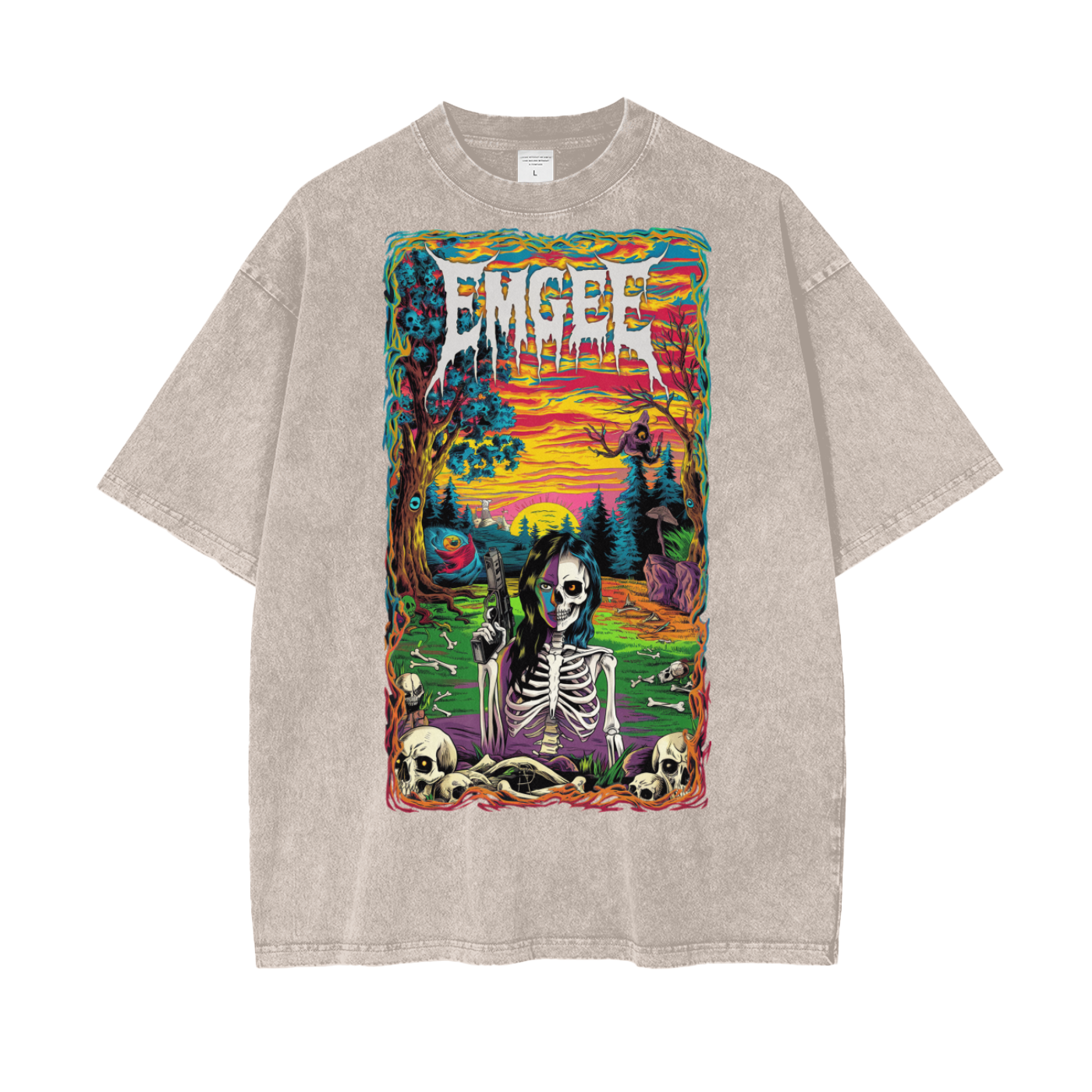 EMGEE Oversize Snow Washed T-Shirt