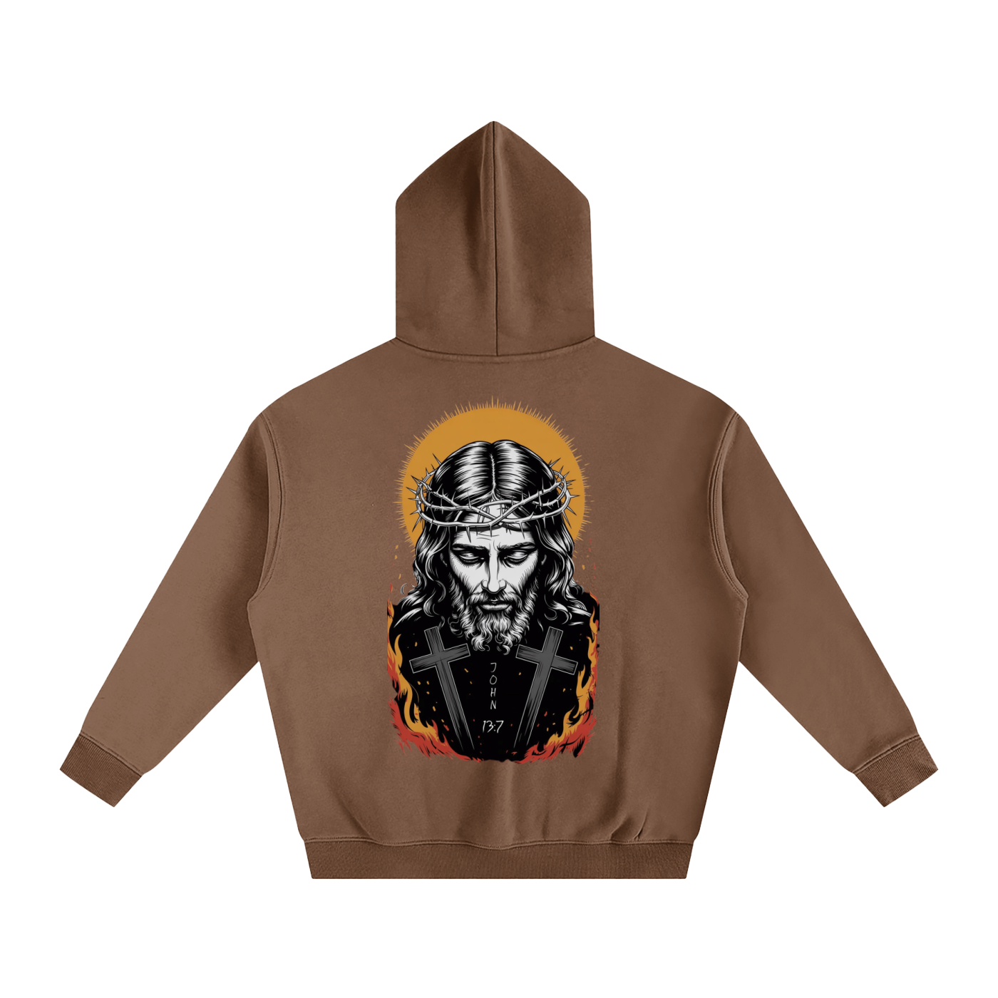 Jesus is King Oversize Fleeced Hoodie