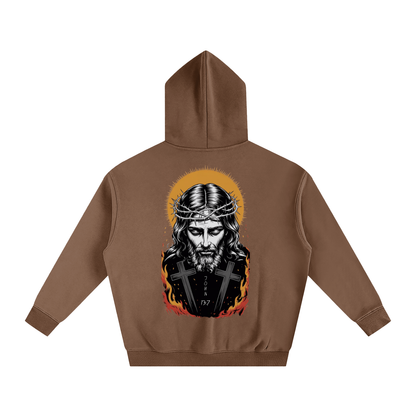 Jesus is King Oversize Fleeced Hoodie