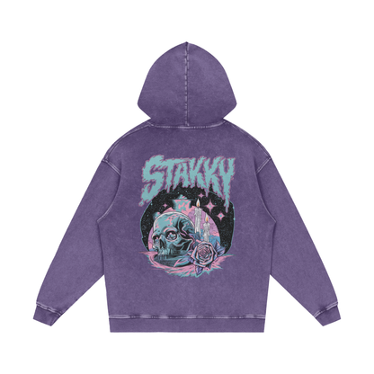 Stakky Acid Wash Oversize Hoodie