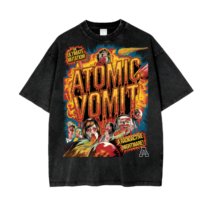 Aonaran Graphic Acid Wash Oversize T-Shirt