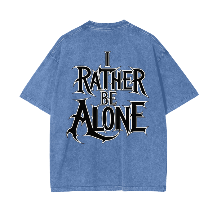 Aonaran Graphic Acid Wash Oversize T-Shirt