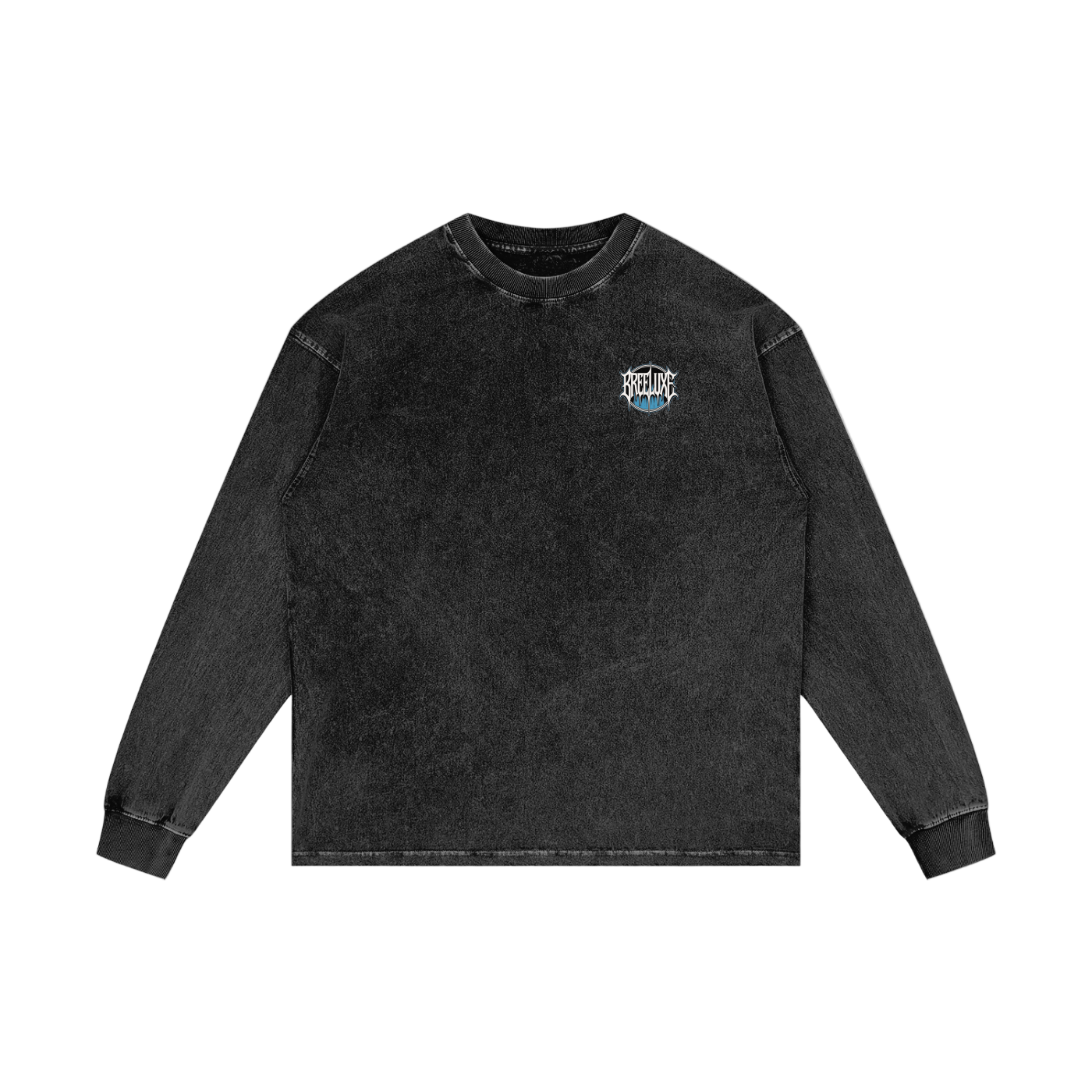 BreeLuxe Season 2 Acid Wash Oversize Long Sleeve T-Shirt