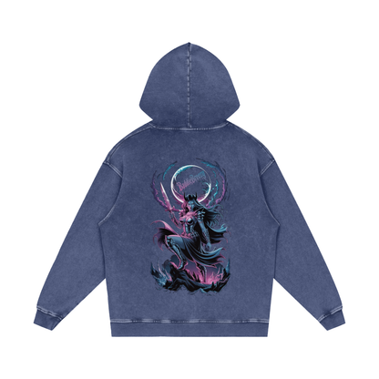 BaddieBreezy Acid Wash Oversize Hoodie