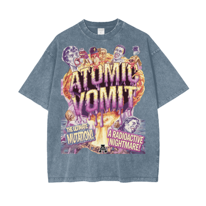 Aonaran Graphic Acid Wash Oversize T-Shirt