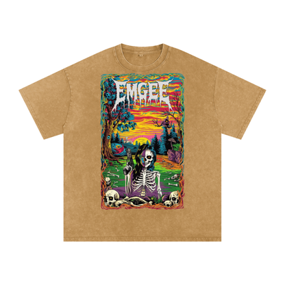 EMGEE Acid Wash Oversize T-Shirt