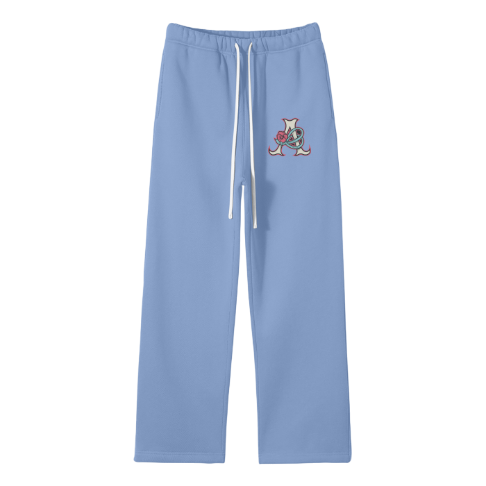 DeJen by DeJenQueen Unisex Solid Color Fleece Straight Leg Pants