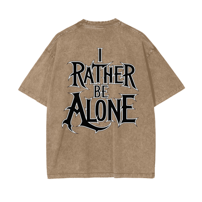 Aonaran Graphic Acid Wash Oversize T-Shirt